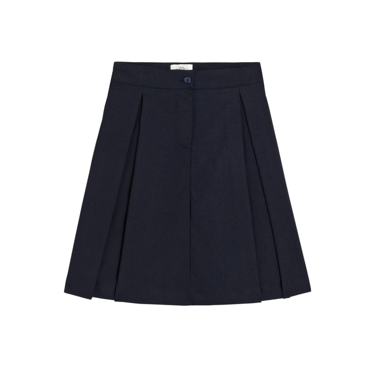 Jupe trapèze d’uniforme fille bleu marine collège du Blanc Mesnil – BERTILLE
